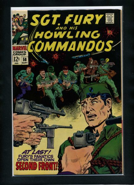 Sgt. Fury #58 VF/NM 1968 Marvel Comic Book